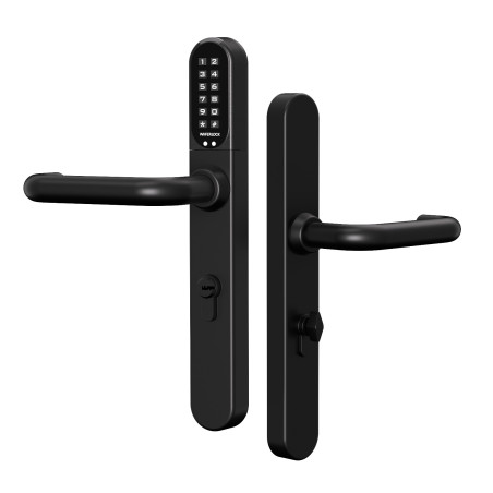 KLAMKA ELEKTRONICZNA WFE L701 Z KLAWIATURĄ, 92mm BLACK