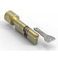 Łucznik CPM FlexiLock Knob Cylinder MF5 Brass
