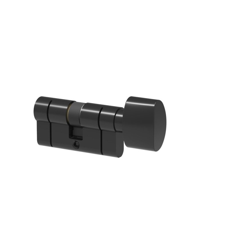 Wkładka Łucznik D profil E8 50-55 gałka M8 od 55 czarna wg kodu