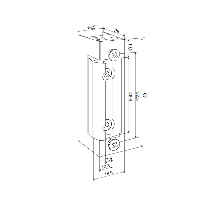 ZACZEP MECHANICZNY 1410RF SL standard