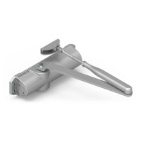 Samozamykacz Telesco DELTA 1859T.PL EN2-4 z ramieniem z blokadą srebrny