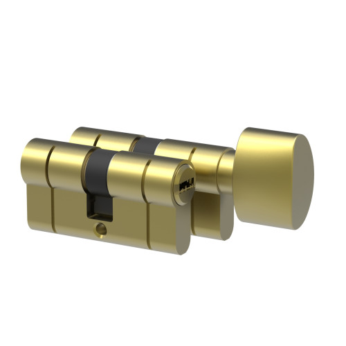 Komplet wkładek Łucznik CP 35-45 gałka M5 od 35 mosiądz