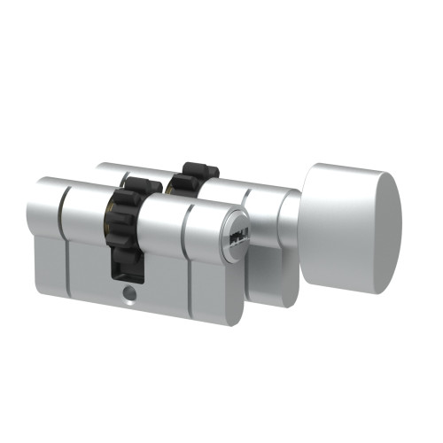 Komplet wkładek Łucznik CP 40-50 gałka M1 od 40 zębatka satyna