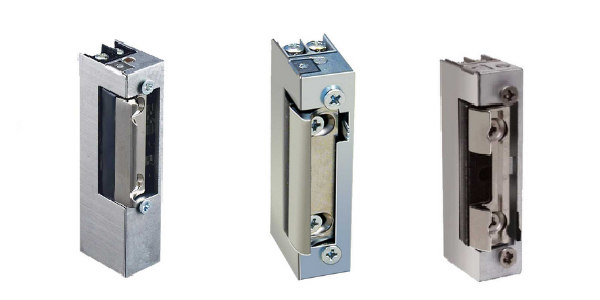 Electric strikes for gates